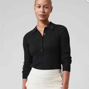 Athleta Sweet Bay Henley Sweater
